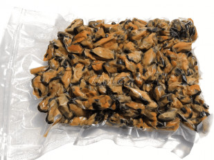 Семга теша (брюшки) холодного копчения: Мидии вяленые