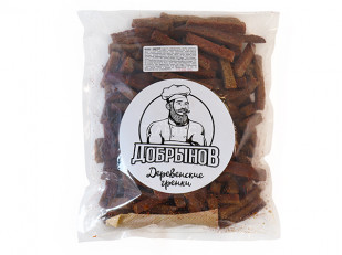 Ресторанные гренки со вкусом стейка: Деревенские гренки с аджикой