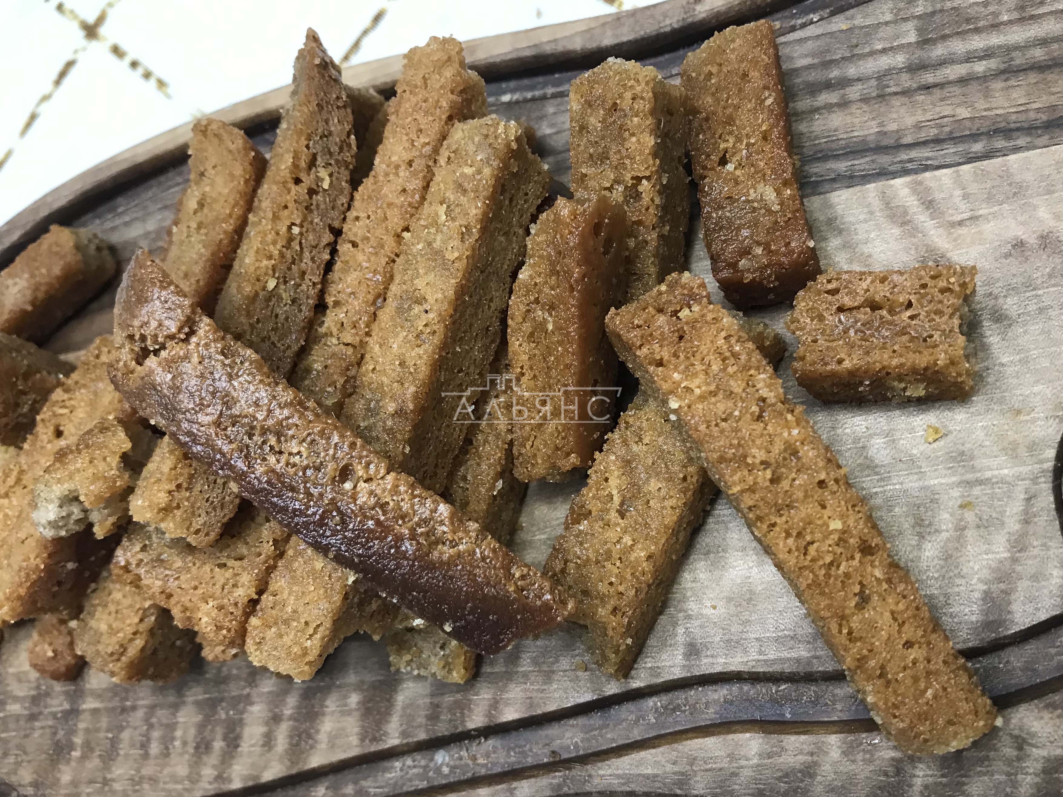 Деревенские гренки с чесноком в Коврове