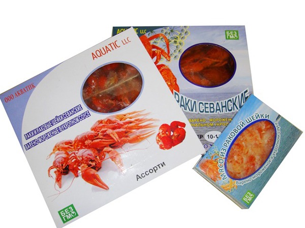 Раки в ассортименте в Коврове