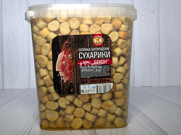 Сухарики с беконом в Коврове