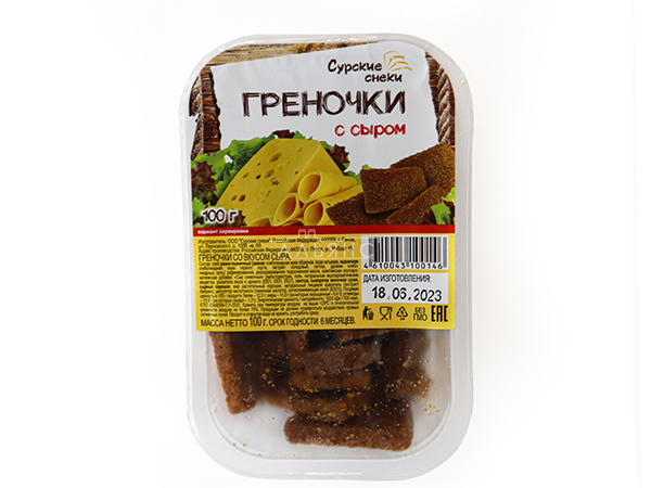 Сурские гренки со вкусом Сыра (100 гр) в Коврове