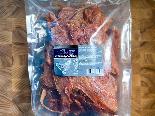 Мясо (АЛЬЯНС) вяленое курица 500гр "С халапеньо" в Коврове