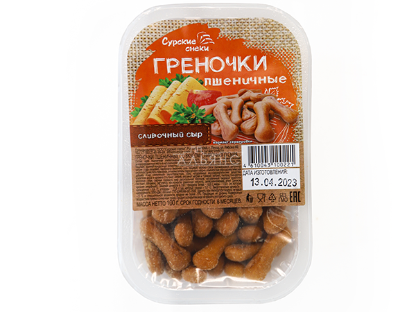 Сурские (ПШЕНИЧНЫЕ) Сливочный сыр (100 гр) в Коврове