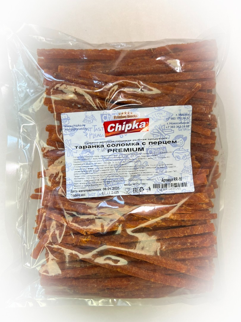 Таранка с перцем (соломка) (Chipka ПРЕМИУМ) в Коврове