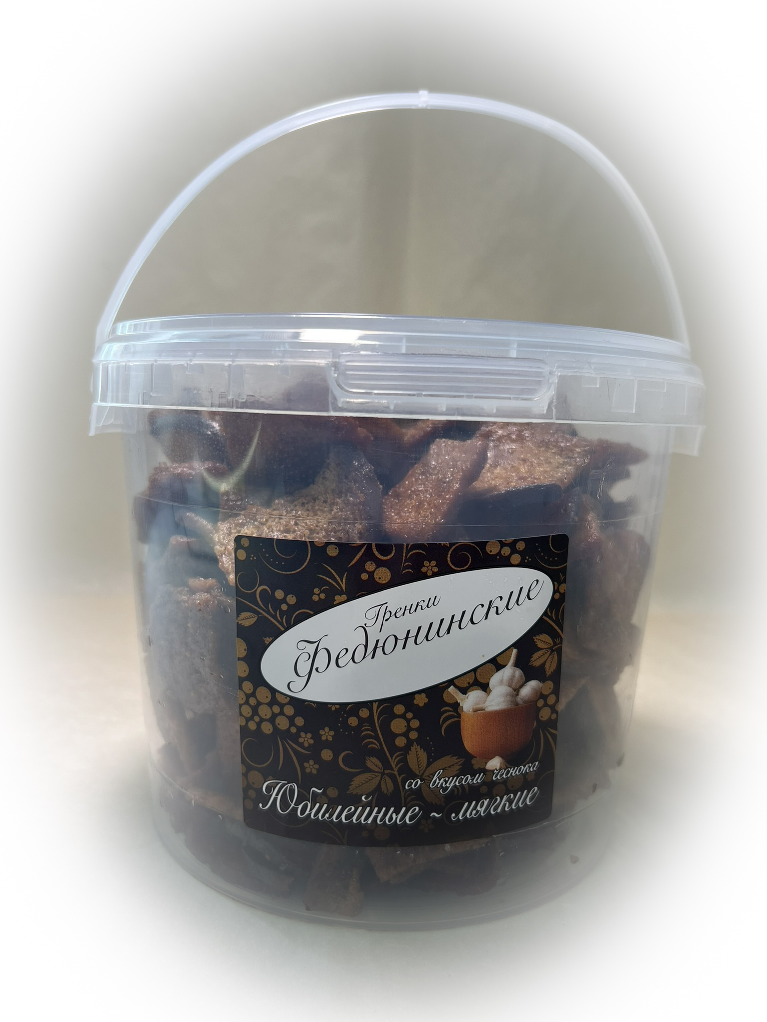 Гренки "ФЕДЮНИНСКИЕ" "Чеснок" (ведро 900 гр.) в Коврове
