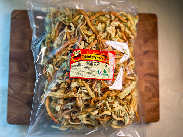 Нитка ЖАРЕНАЯ "Васаби" Oktobersnack 1 кг (сырный продукт) в Коврове