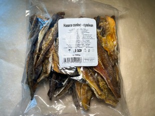 СНАПСЫ гренки бекон: Навага солено-сушеная (МИЛАРА)