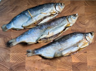 Картофель «Бруто» черный перец 130 гр.: Пелядь вяленая крупная потрошеная